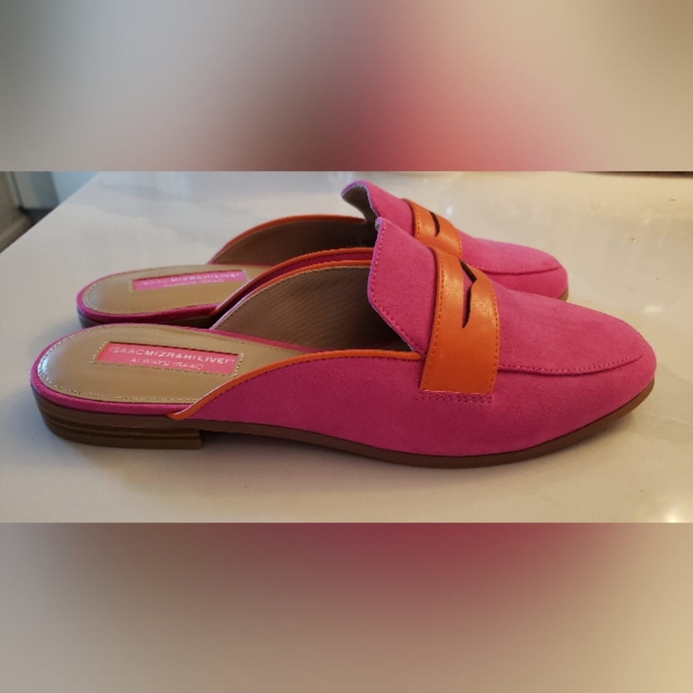 Isaac Mizrahi Slip On Mules, Size 9m, Not Used - Picture 3 of 6